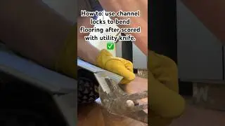 ❤️ How to: Bend your click together flooring