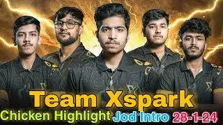 TEAM XSPARK CHICKEN DINNER HIGHLIGHTS TODAY  | TX SCOUT NINJAJOD SARANG SPRAYGOD | JOD ZONE