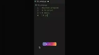 Print Emoji Using Python Program | Python Emoji | Unicode | Tech Blooded | 