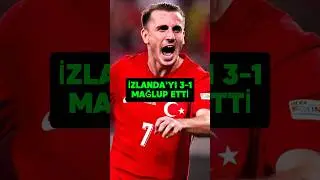 A MİLLİ TAKIMIMIZ İZLANDA'YI 3-1 MAĞLUP ETTİ🇹🇷😍 #football #shorts