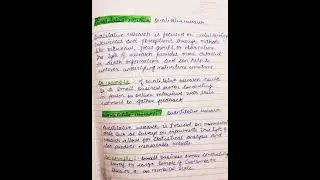 Qualitative and Quantitative research #research #net #ugc