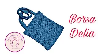 Borsa Delia Lavorata con il Punto a V👜| TUTORIAL