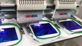 Первый запуск вышивальной машины MAYA TCL-1503 🎯 | Вышивальное оборудование в Украине