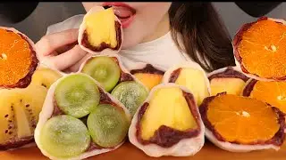 과일찹쌀떡 (소리좋음 ^^ ) 🍊🍋🍉🍈🍇  FRUITS Sticky rice cake