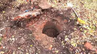 Нашёл заброшенный колодец часть1