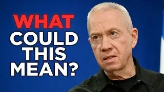 Israel Defense Chief Makes SURPRISING Proclamation
