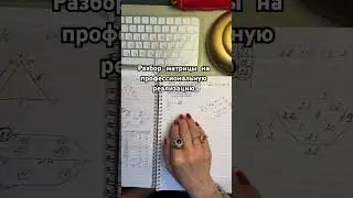Разбор матрицы на профессиональную реализацию.