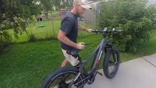 Freedare Bike for Matt! Rolled Slate Patio!