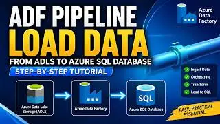 ADF Pipeline: Load Data from ADLS to Azure SQL Database | Step-by-Step Tutorial