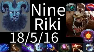 Nine Riki vs Tidehunter, Pangolier, Alchemist, Hoodwink, Enchantress - Tundra vs GG g1 DPC 2023 WEU