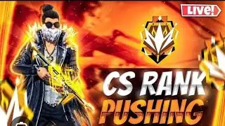 BADE BHAIYA HAMKO FF KHELNA HAI SONG ON CS RANK PUSHING GAMEPLAY || GOLD - GRANDMASTER IN CS RANK