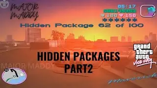 GTA VICE CITY ALL THE HIDDEN PACKAGES PART 2 WITH ROUTE NO COMMENTARY 