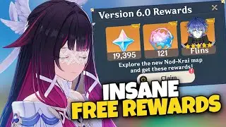 HOW TO GET 121 FREE PULLS & 19,395 FREE PRIMOGEMS FOR LAUMA & FLINS IN VERSION 6.0 - Genshin Impact