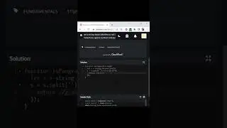Program to detect whether string is a pangram or not #algorithm #javascript #shorts