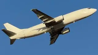 Airwork B734 Departing RW21 at Perth Airport.