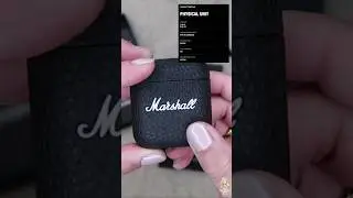 Marshall Minor IV Earbuds via Influenster  UNBOXING ONLY👍