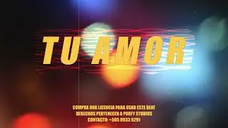 Tu Amor ❤️ Sech Type Beat 92 Bpm - A Instrumental Original