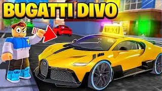 I Bought a $3,000,000 Bugatti Divo In Roblox Taxi Boss!!!