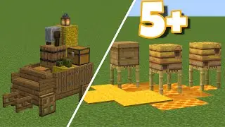 Minecraft: Топ 5 декораций для улучшения своей деревни!