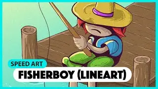 Fisherboy - Speedart Process (Adobe Illustrator + Adobe Photoshop)