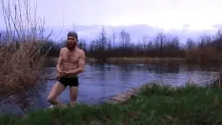The cold river. Turn on immunity! HLS. Wim hof
