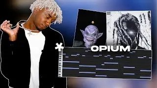 HOW TO MAKE HARD OPIUM BEATS AND SAMPLES FOR KEN CARSON | FL Studio 21