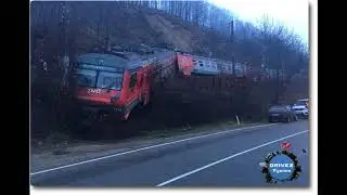 в Туапсинском районе  произошел сход 2х вагонов