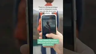 Hollywood Film Technique on your Phone 📱