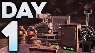 Duo Claiming an Insane Lava Rathole Day 1! - ARK PvP (Ft. GB7x)