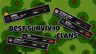 The Best Surviv.io Clans in Asia region 2022!!