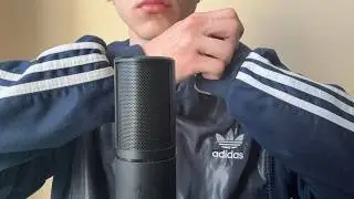 Adidas Jacket ASMR | Rubbing, Scratching & Zipper Sounds