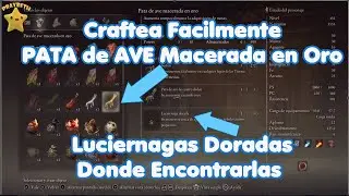 ELDEN RING Craftea Facil PATA DE AVE MACERADA EN ORO donde Encontrar Luciérnagas Doradas #ELDENRING