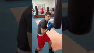 Встречный удар и добивание, уклон в лево удар с боку и добивание
