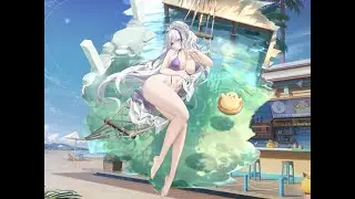 Unzen Sojourn Through Clear Seas L2D Skin Voice lines + Interactions | Azur Lane