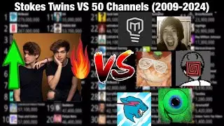 Stokes Twins VS 50 Channels - Sub Count Battle | (2009-2024)