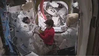 Getting ready for a first spacewalk