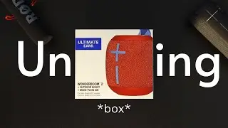 UE WONDERBOOM 2 Unboxing