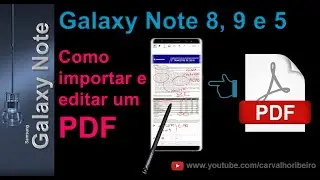 Tutorial Samsung Note | Como editar um documento PDF ?
