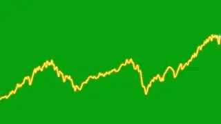 Stock Market trend line | Green Screen Library