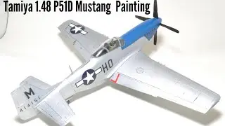 Airbrushing/decalling the Tamiya P51D