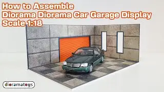 How to assemble Diorama Car Garage Scale 