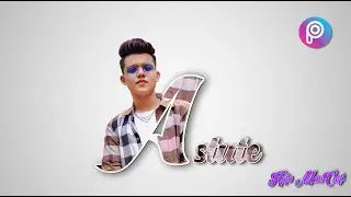 Name Text Portrait Effect | PicsArt New Editing Style