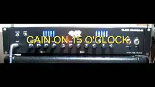 VICTOR CUSTOM WORKSHOP BLACK ORANGE 20 tube guitar head demo