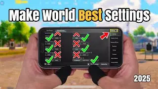 2025 PUBG Mobile & Bgmi Settings Revealed 🔥 Enhance Your Victory Strategy ✅ +code