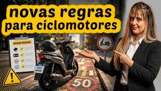 NOVAS REGRAS PARA CICLOMOTOR