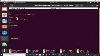 SC Lesson 12  (While loop in bash)