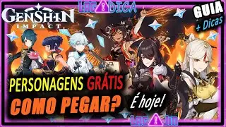COMO CONSEGUIR PERSONAGENS GRÁTIS NO EVENTO RITUAL DE LANTERNAS Genshin Impact Dicas