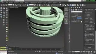 3D's Max Tutorials,basic for begining, spiral  Stairs