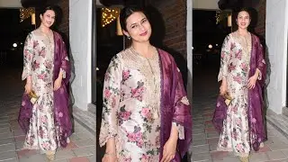 #divyankatripathi arrive at Sandeep sikcand Diwali bash 🔥
