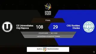 LNBF 2020-2021: Universitatea Cluj-Napoca - CSU Rookies Oradea